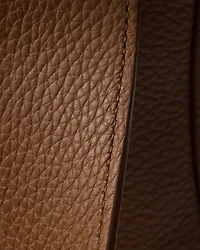 Leather shoulder bag