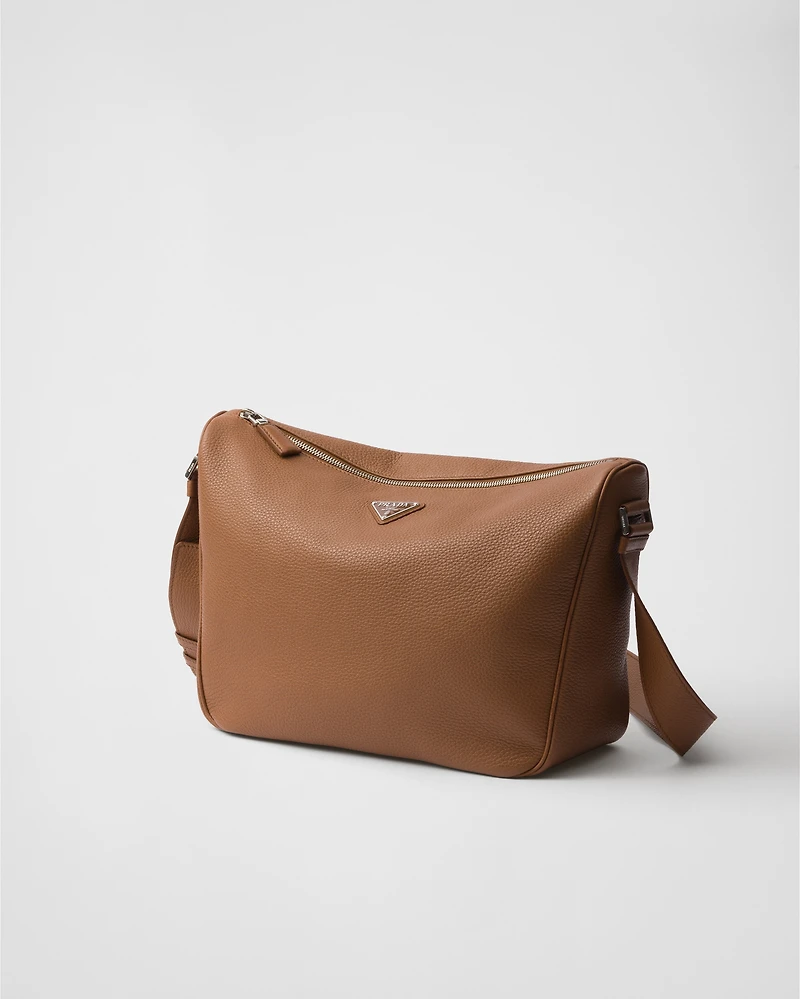 Leather shoulder bag
