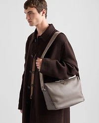 Medium leather shoulder bag