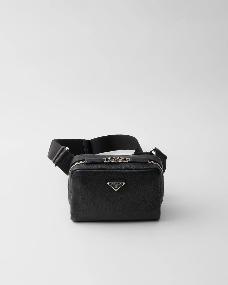 Leather shoulder bag