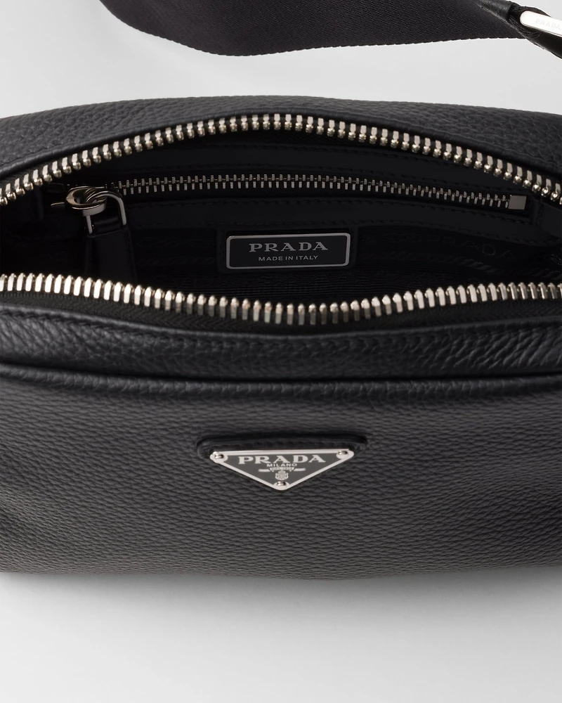 Leather shoulder bag