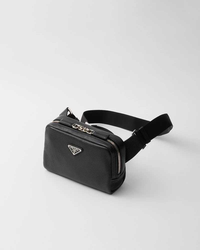 Leather shoulder bag