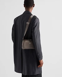 Leather shoulder bag