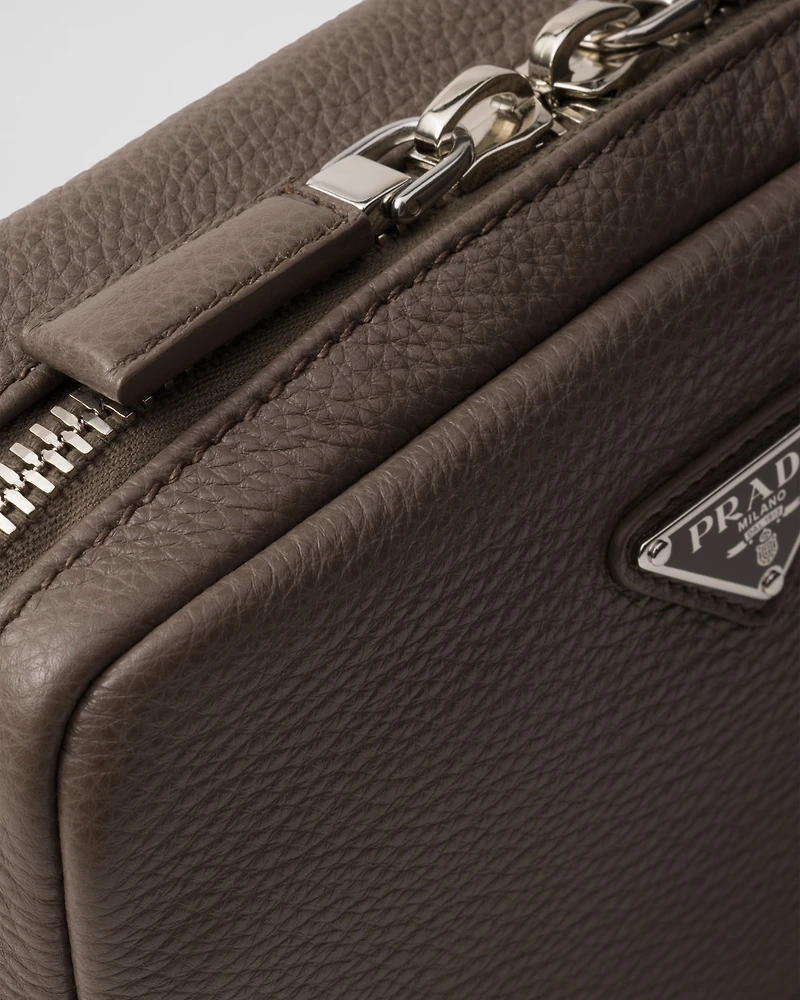 Leather shoulder bag