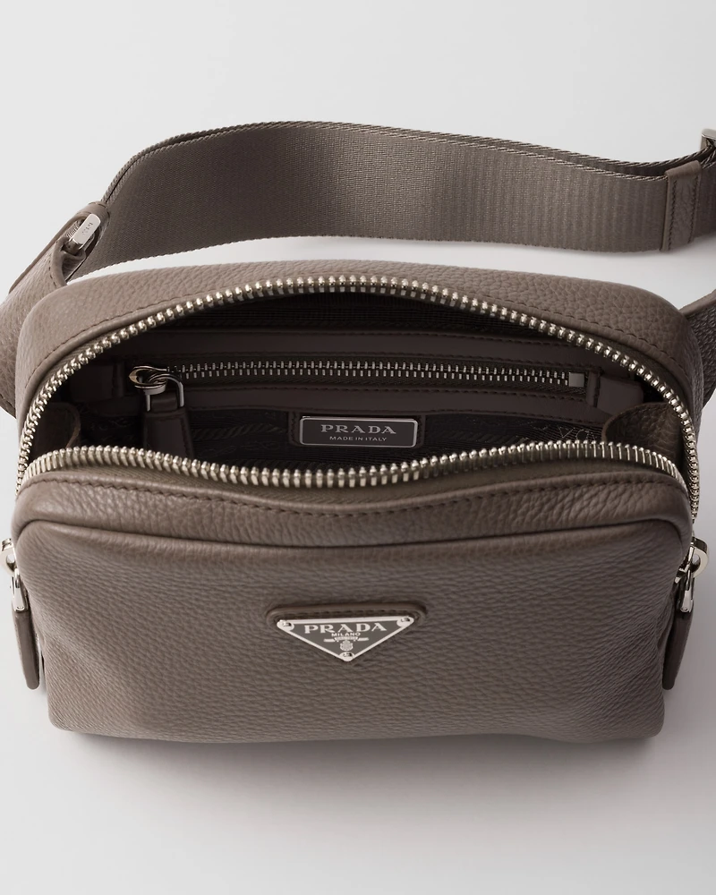 Leather shoulder bag