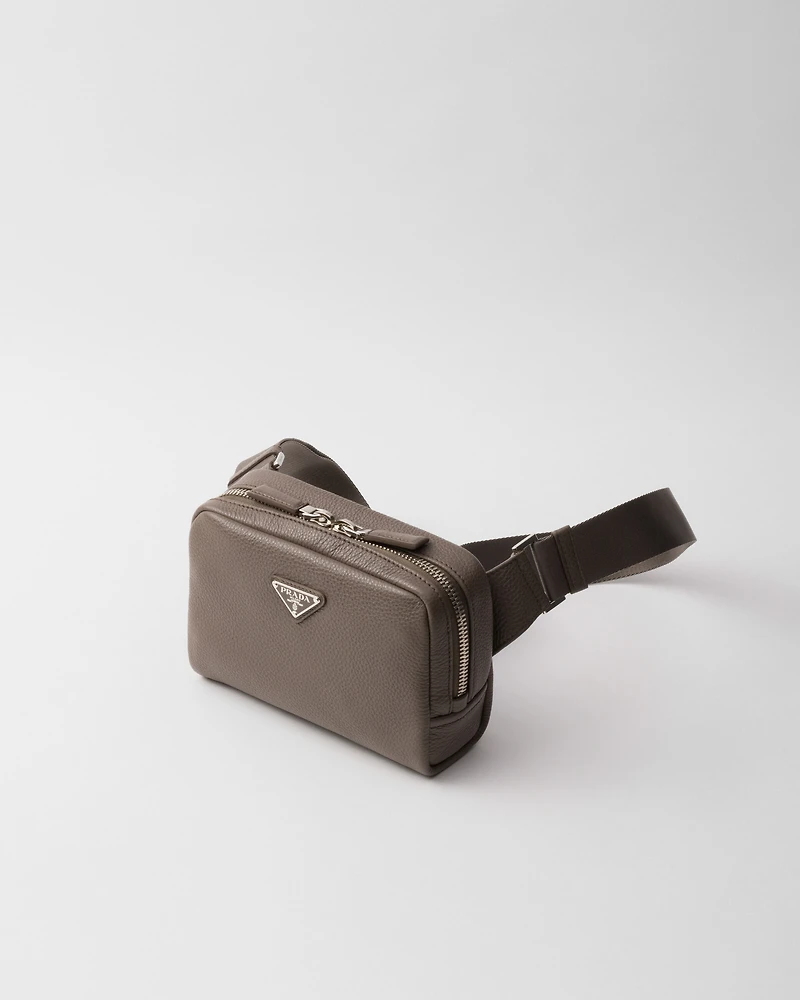 Leather shoulder bag