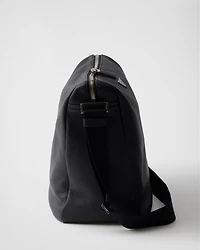 Large leather shoulder bag
