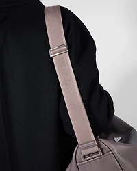 Large leather shoulder bag