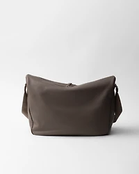 Large leather shoulder bag