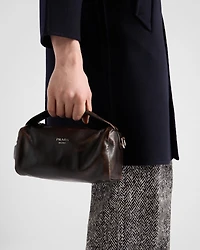 Nappa leather shoulder bag