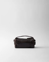 Nappa leather shoulder bag
