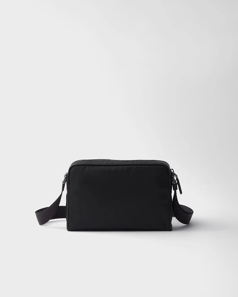 Small Re-Nylon and Saffiano leather shoulder bag
