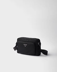 Small Re-Nylon and Saffiano leather shoulder bag