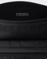 Medium Re-Nylon and Saffiano leather shoulder bag