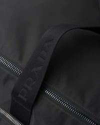 Re-Nylon and Saffiano leather trolley