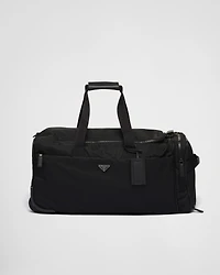 Re-Nylon and Saffiano leather trolley