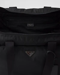 Re-Nylon and Saffiano leather trolley