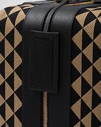 Prada Symbole embroidered fabric trolley