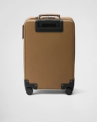 Saffiano leather trolley