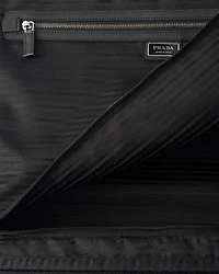 Saffiano leather trolley