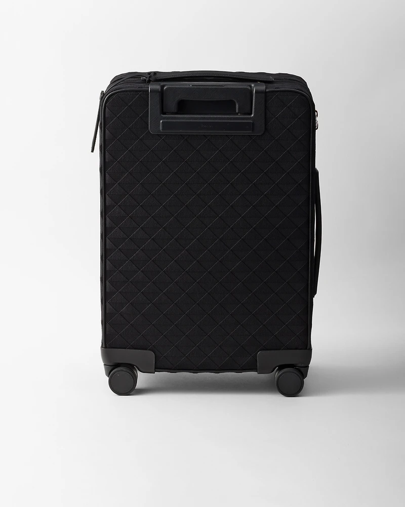 Embroidered fabric trolley