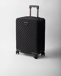 Embroidered fabric trolley