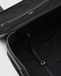 Large Re-Nylon and Saffiano leather suitcase