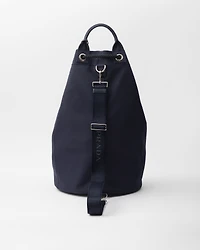 Canvas drawstring duffle bag