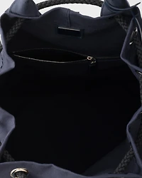 Canvas drawstring duffle bag