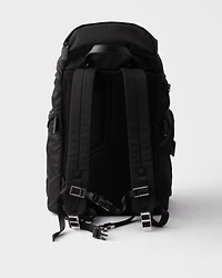 Re-Nylon and Saffiano leather backpack