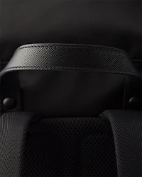 Re-Nylon and Saffiano leather backpack