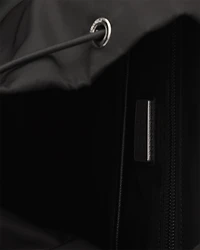 Re-Nylon and Saffiano leather backpack