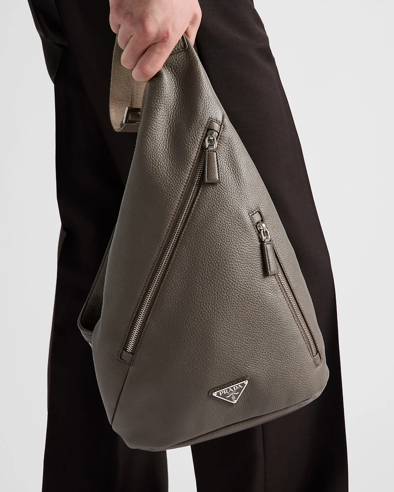 Prada Cross leather bag