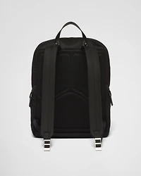 Re-Nylon and Saffiano leather backpack