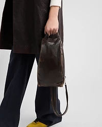 Nappa leather backpack