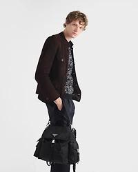 Prada Explore Re-Nylon and leather backpack
