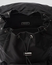 Re-Nylon and Saffiano leather backpack
