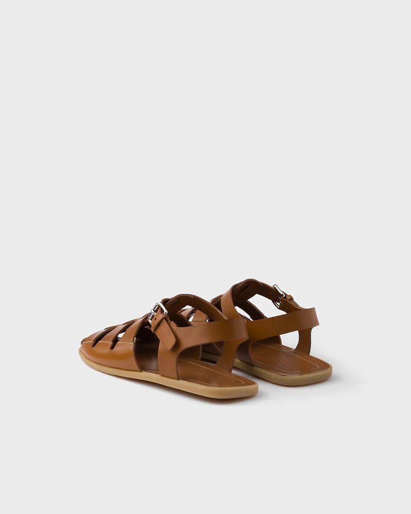 Leather fisherman sandals