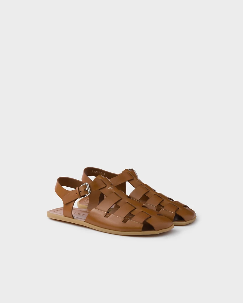 Leather fisherman sandals