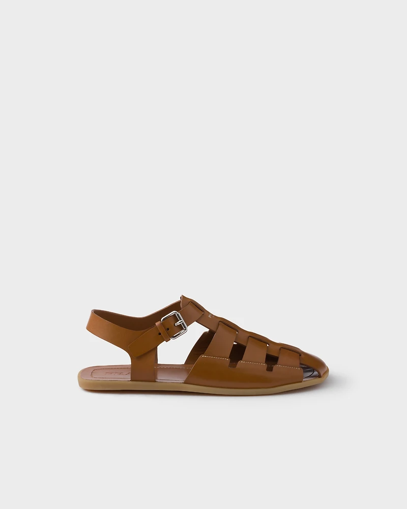 Leather fisherman sandals