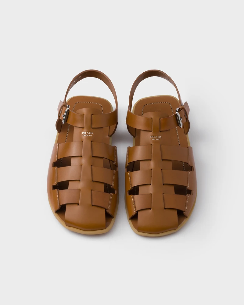 Leather fisherman sandals