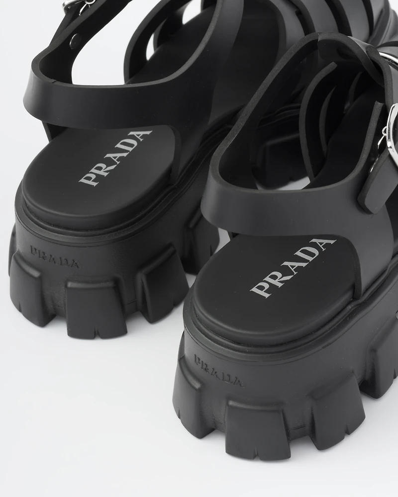 Monolith rubber sandals