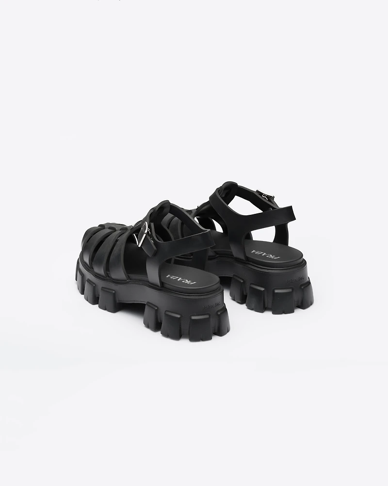 Monolith rubber sandals