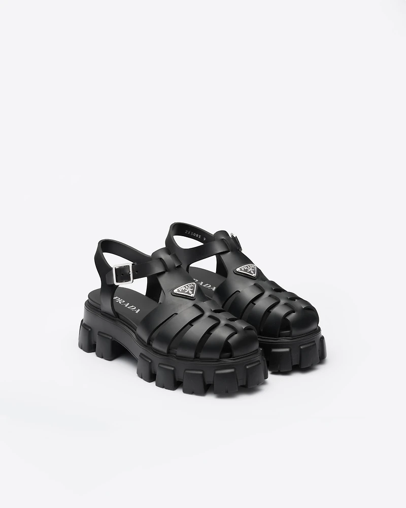Monolith rubber sandals