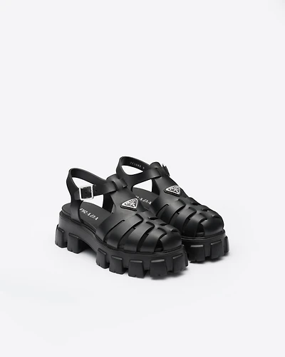 Monolith rubber sandals