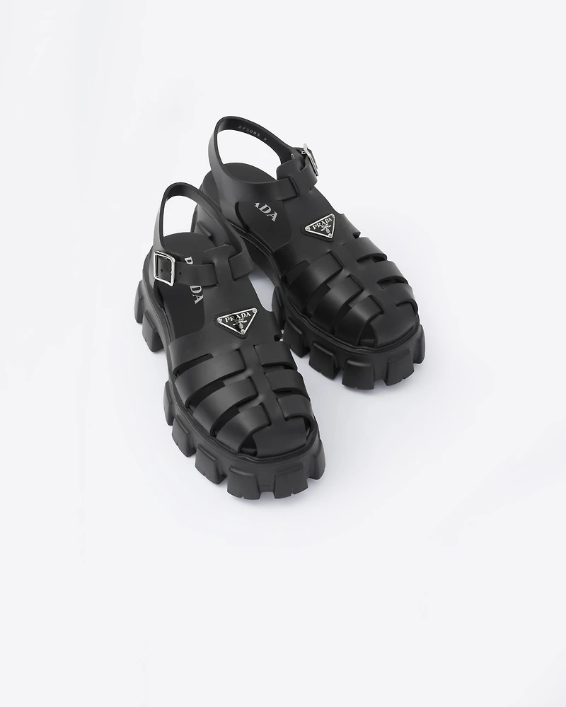 Monolith rubber sandals