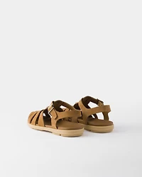 Suede fisherman sandals