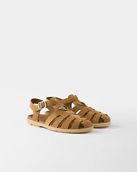 Suede fisherman sandals