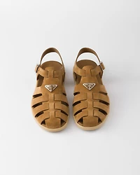 Suede fisherman sandals