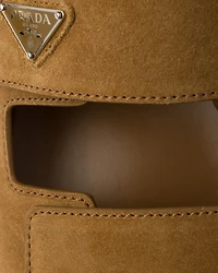 Suede band sandals